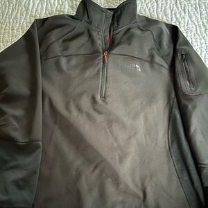 Men’s north face pullover soft shell jacket